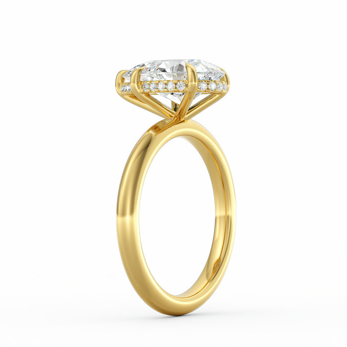 Sienna | 3ct Pear Cut Hidden Halo Engagement Ring