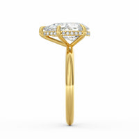 Sienna | 3ct Pear Cut Hidden Halo Engagement Ring