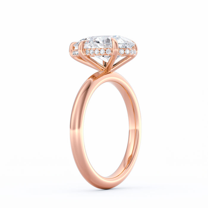 Sienna | 3ct Pear Cut Hidden Halo Engagement Ring