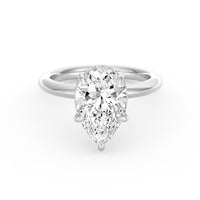 Sienna | 3ct Pear Cut Hidden Halo Engagement Ring