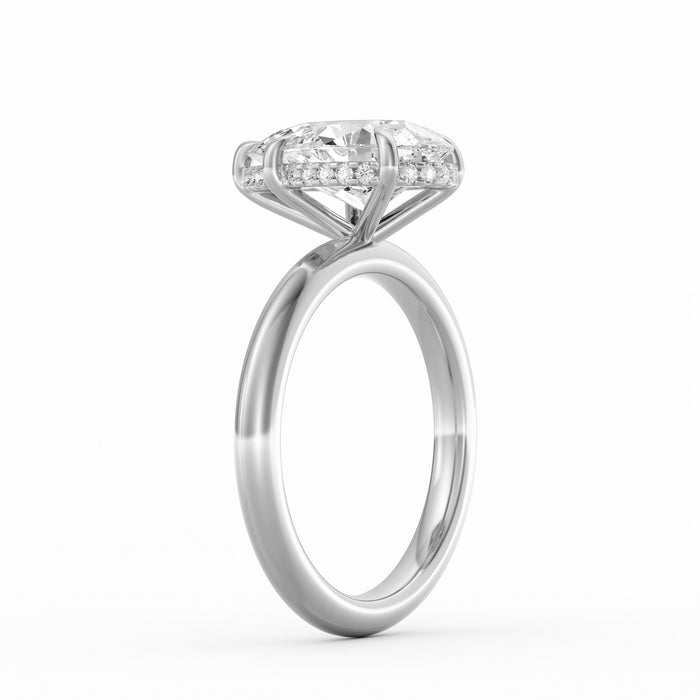 Sienna | 3ct Pear Cut Hidden Halo Engagement Ring