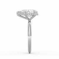 Sienna | 3ct Pear Cut Hidden Halo Engagement Ring