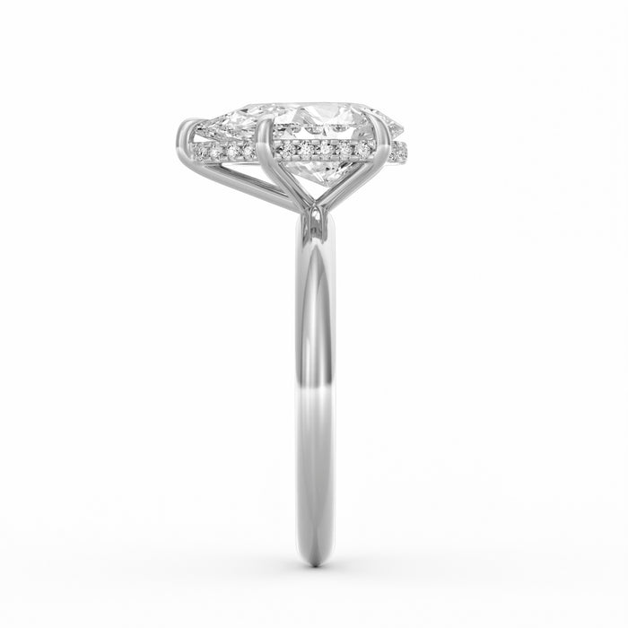 Sienna | 3ct Pear Cut Hidden Halo Engagement Ring