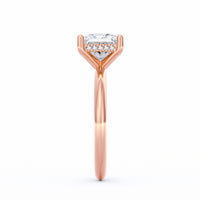 Sienna | 2ct Princess Cut Hidden Halo Engagement Ring