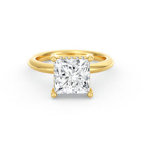 Sienna | 3ct Princess Cut Hidden Halo Engagement Ring