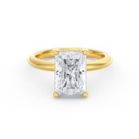 Sienna | 3ct Radiant Cut Hidden Halo Engagement Ring