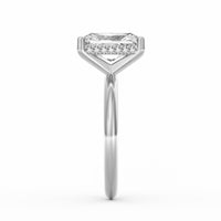 Sienna | 3ct Radiant Cut Hidden Halo Engagement Ring