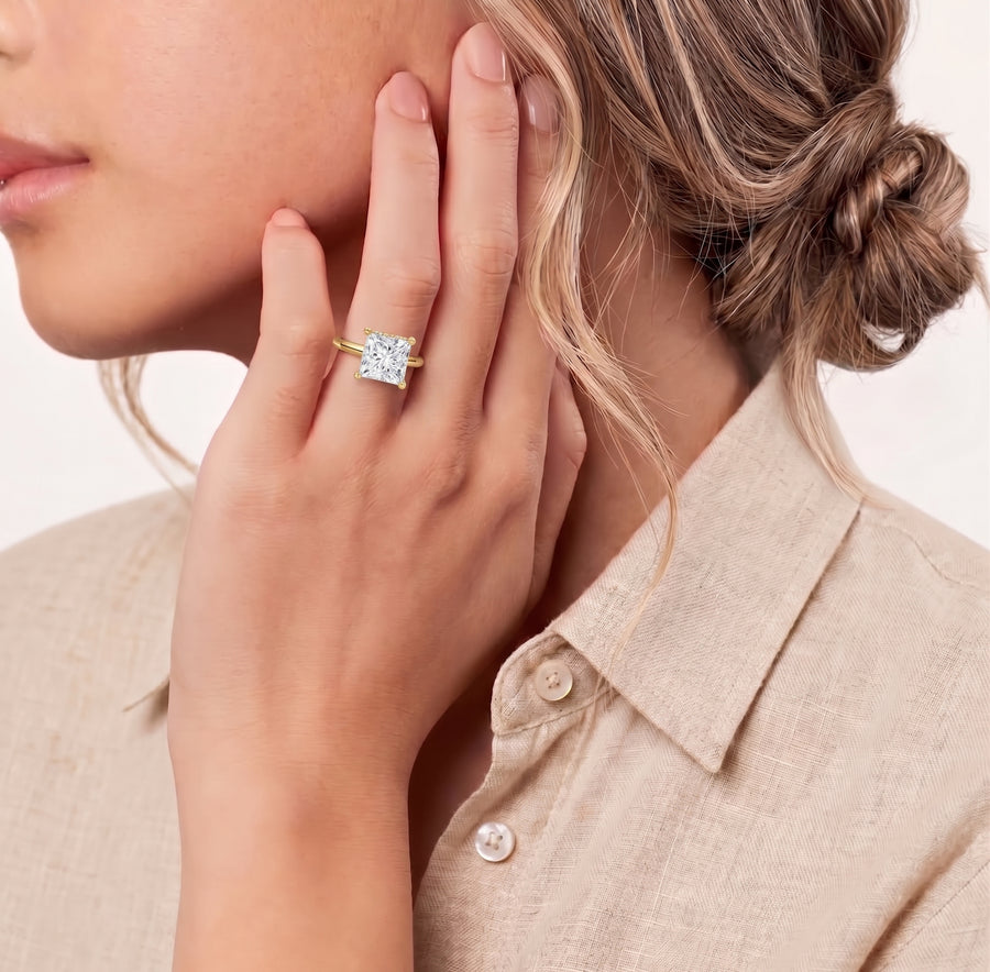 Sienna Hidden Halo Engagement Ring Collection